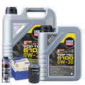 Motoröl 0W30 LIQUI MOLY Top Tec 6100 6L+MAHLE Ölfilter +Spülung