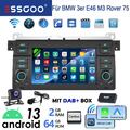 2+64G Für BMW 3er E46 1999-2005 7" Android 13 Autoradio GPS Nav Carplay DAB+ Kam