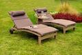 MX Gartenliege Andalusia Set Poolliege Relaxliege Rattanliege Terrassenliege