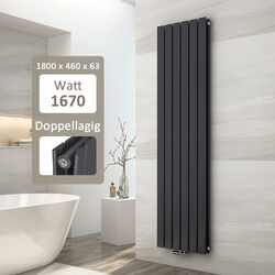 Heizkörper Design Flachheizkörper Paneelheizkörper Heizung Weiß/Anthrazit