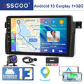 Android 13 DAB+ Autoradio Navi GPS BT Carplay 9" für BMW 3er E46 M3 Rover 75 KAM