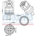 ORIGINAL® Nissens Sensor, Kühlmitteltemperatur für VW: BORA I BORA Variant