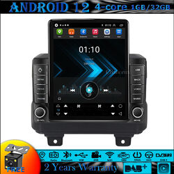 9.7"Android 12 Autoradio GPS SAT Navi DAB Carplay DVR BT For Jeep Wrangler 18-19