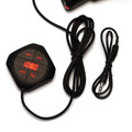  Q7s Auto Drahtlose FM Transmitter Freisprecheinrichtung Sprachnavigation FM