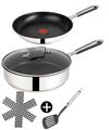 Tefal E30 Jamie Oliver Pfannenset 5TLG Pfanne 20cm+ Schmorpfanne 25cm Bratpfanne