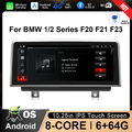 Autoradio Für BMW 1/2er F20 F21 F23 NBT Android 14,0 Multimedia GPS Navi CarPlay