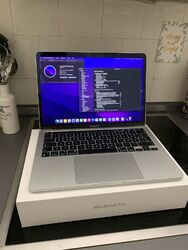 Macbook Pro 13“ M1 2020, Silber , 8Core CPU, 8 Core GPU, 8GB RAM, 256GB SSD