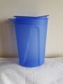 Tupperware 1 Liter Kanne blau, Milchkanne Saftkanne Tupper Dose