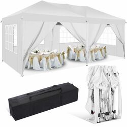 Pavillon 3x3/3x6m Wasserdicht Faltpavillon Gartenzelt Partyzelt Festzelt Anti-UV