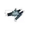 ORIGINAL® Mahle TI 165 88 Thermostat, Kühlmittel passend für Fiat Punto Doblo