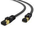 Netzwerkkabel Patchkabel Flachkabel CAT 8.1 8 7 RJ45 DSL LAN Flach Kabel PVC