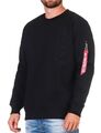 Alpha Industries Herren Sweatshirt Pullover Sweater Pulli Oberteil Shirt 138300