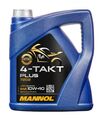 MANNOL 4-Takt Plus 10W-40 4 Liter Motoröl Motorenöl