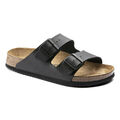 Birkenstock Sandale Arizona, Superlauf, Birko-Flor, schwarz, schmal, Größe 42