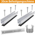 20cm Solarpanel schiene Halterung Trapezblech zementfaserplatten PV Montage Alu