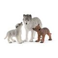 Schleich® 42472 Wild LIfe Wolfsmutter mit Welpen