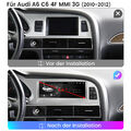 8.8" Autoradio Android 13 Carplay GPS NAVI Für Audi A6 C6 4F MMI 3G 2010-2012 DE