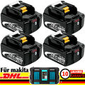 4x Ersatzakku 18V Für Original Makita Akku BL1850B BL1830 BL1860B LXT400 BL1860