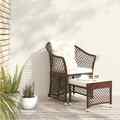 Gartenmöbel mit Kissen 2-tlg. Poly Rattan Sofa Lounge mehrere Auswahl vidaXL