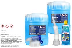 40L MANNOL Kühlerfrostschutz Longterm Antifreeze AG11 -40°C blau Typ G11 Hahn 