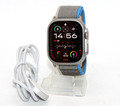 Apple Watch Ultra 49mm (GPS + Cellular) Titangehäuse mit Blau/Grau Trail Loop