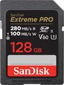 SanDisk Extreme PRO SDXC UHS-II V60 128 GB Speicherkarte 280 MB/s 4K UHD NEU