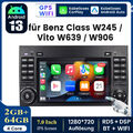 Android13 Autoradio Für Mercedes Benz C/CLK/G Klasse W203 W209 W463 Vito Carplay