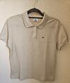 Damen Lacoste Poloshirt Kurzarm beige Größe 50 eher wie 42 oder 44 Original Top