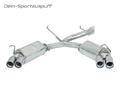 Ragazzon Duplex Sportauspuff Alfa Romeo GTV Spider 916 3.0l V6 je 2x70mm gerollt