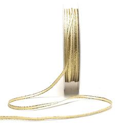 1m/0,12€) Satinband 50m x 3mm Creme Gold Dekoband Geschenkband Schleifenband