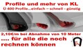 3-6 Kantenschutzprofil Kantenschutz Keder Profil Klemmprofil Gummi für Blech PVC