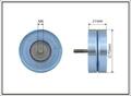 CAFFARO 500151 Umlenkrolle Keilrippenriemen 70mm für OPEL INSIGNIA Caravan