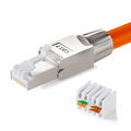 CAT7 Netzwerkstecker RJ45 Netzwerk Stecker werkzeuglos Verlegekabel AWG23 LAN