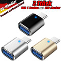 2x USB C auf USB A 3.1 Adapter OTG Stecker Ladeadapter Type C auf A Konverter