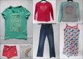 Kleiderpaket 3 Mädchen Gr. 122/128 Shirts Hosen Jumpsuit Frühjahr Sommer