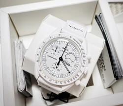 Swatch x Omega x Snoopy Bioceramic Moonswatch Mission To The Moonphase Full Moon