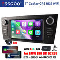 Android 13 Carplay DAB+ Autoradio GPS Cam 2+32G Für BMW 3er E90 91 E92 316i 320i