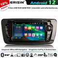 8-Kern Android 12.0 GPS Autoradio Navi für SEAT IBIZA CarPlay CANBUS BT 5.0 64GB