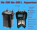 TOP 🍀 AUSSENFILTER FÜR 250 BIS 450 L AQUARIUM 🍀 Zubehör Außenfilter Pumpe