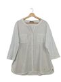 BRAX Hemd-Bluse Damen Gr. DE 44 wollweiß Casual-Look