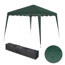 Faltpavillon 3x3m inkl.Tasche | Zelt, Pavillon, Pop Up Zelt, Partyzelt - Grün✅wasserabweisend ✅UV-Schutz 50+ ✅ schneller Aufbau