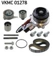 SKF Wasserpumpe + Zahnriemensatz Zahnriemen-Set VKMC 01278