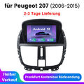 Carplay 7" Android12 Autoradio Für Peugeot 207 06-2015 GPS Navi DAB+ WIFI 2+32G