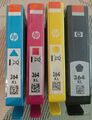 Original HP 364XL schwarz Cyan magentagelb. Original HP364 XL, N9J74AE 4er-Pack