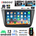 DAB+ 64G Android 13 Carplay Autoradio GPS Navi WIFI Kam Für Seat Altea 2004-2015