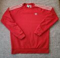 ☆☆☆ Adidas Originals Sweatshirt ☆☆☆ MEDIUM ☆☆☆ Rot mit weißen Streifen ☆☆☆