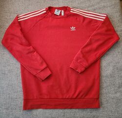 ☆☆☆ Adidas Originals Sweatshirt ☆☆☆ MEDIUM ☆☆☆ Rot mit weißen Streifen ☆☆☆