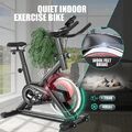 Premium Heimtrainer Ergometer Indoor Cycling Fahrrad mit LCD Display bis 150 kg