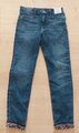 H&M Mädchen Jeans Thermohose Skinny Fit blau Gr. 140 - NEU 