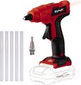 Einhell Akku-Heißklebepistole TE-CG 18 Li - Solo Power X-Change (+5 Klebestifte)